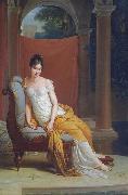 Alexandre-Evariste Fragonard Madame Recamier oil painting artist